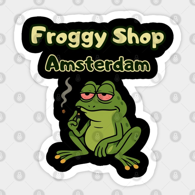 Froggy Shop Amsterdam Sticker by Stylecombinator